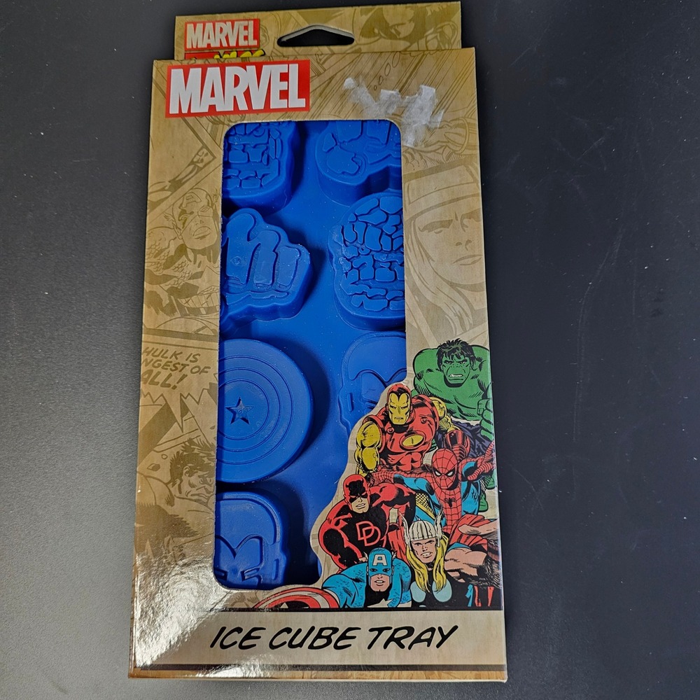 Marvel Comics Ice Cube Tray Silicone Fun‎ Shapes Collection